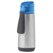 500ml insulated sport spout bottle - blue slate - b.box for kids