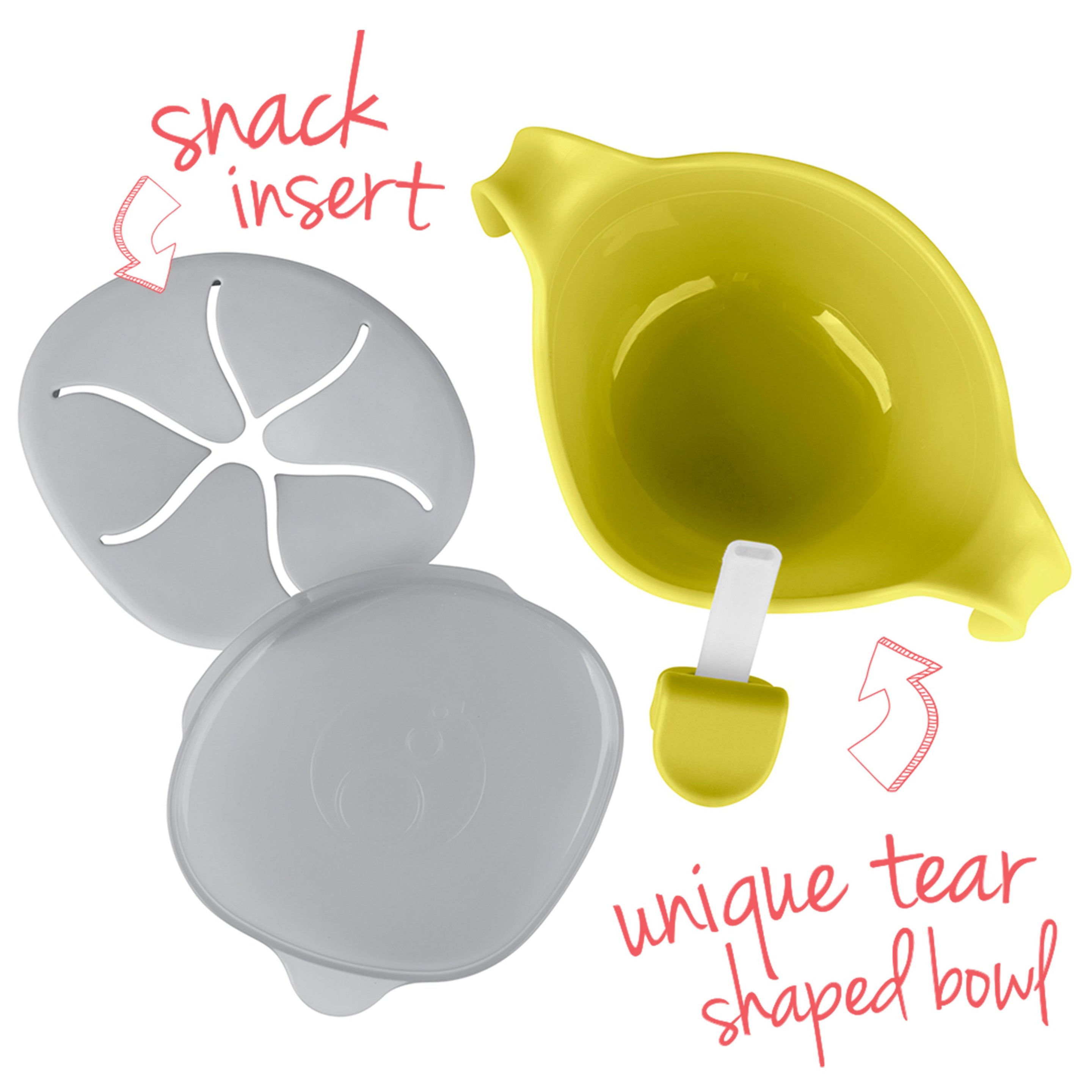 bowl + straw - lemon sherbet