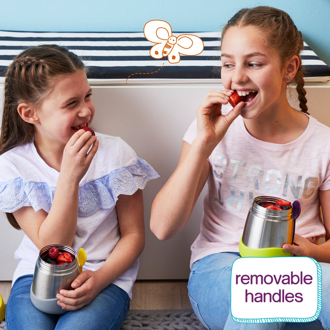 insulated food jar - strawberry shake - b.box for kids