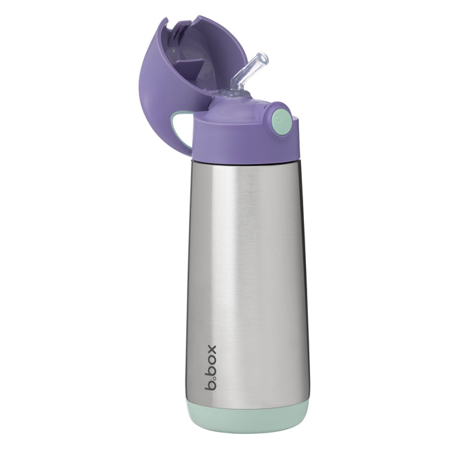500ml insulated drink bottle - lilac pop - b.box for kids