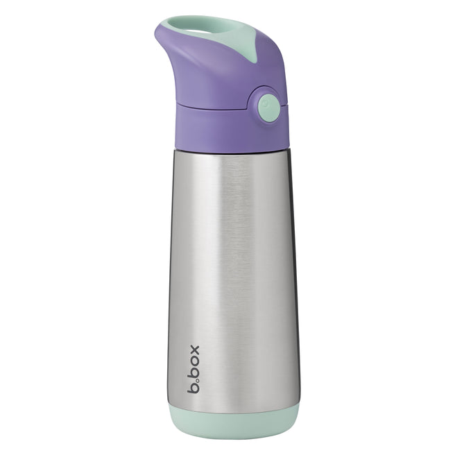 500ml insulated drink bottle - lilac pop - b.box for kids