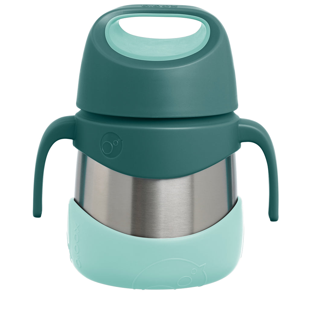 insulated food jar - emerald green - b.box for kids