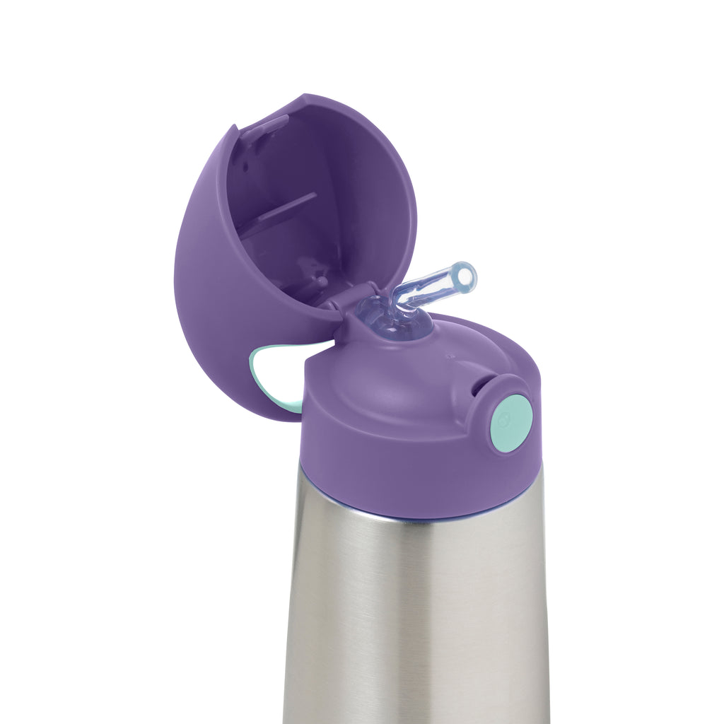 500ml insulated drink bottle - lilac pop - b.box for kids