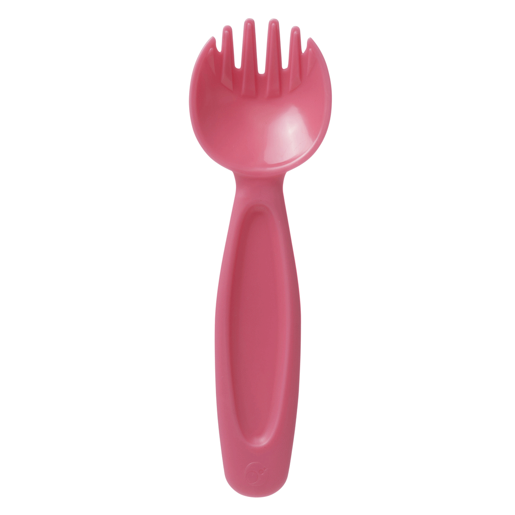insulated food jar spork - strawberry shake - b.box for kids