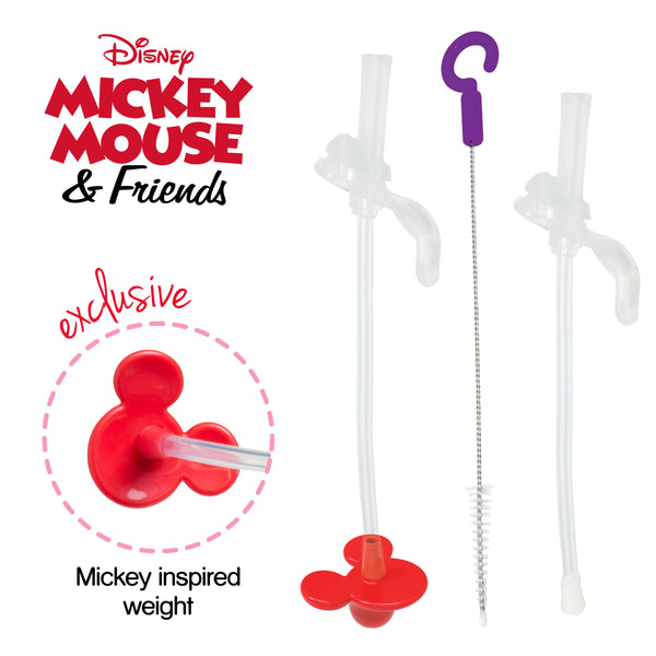 Disney Silicone Reusable Straw Set - Mickey Mouse Repeatables