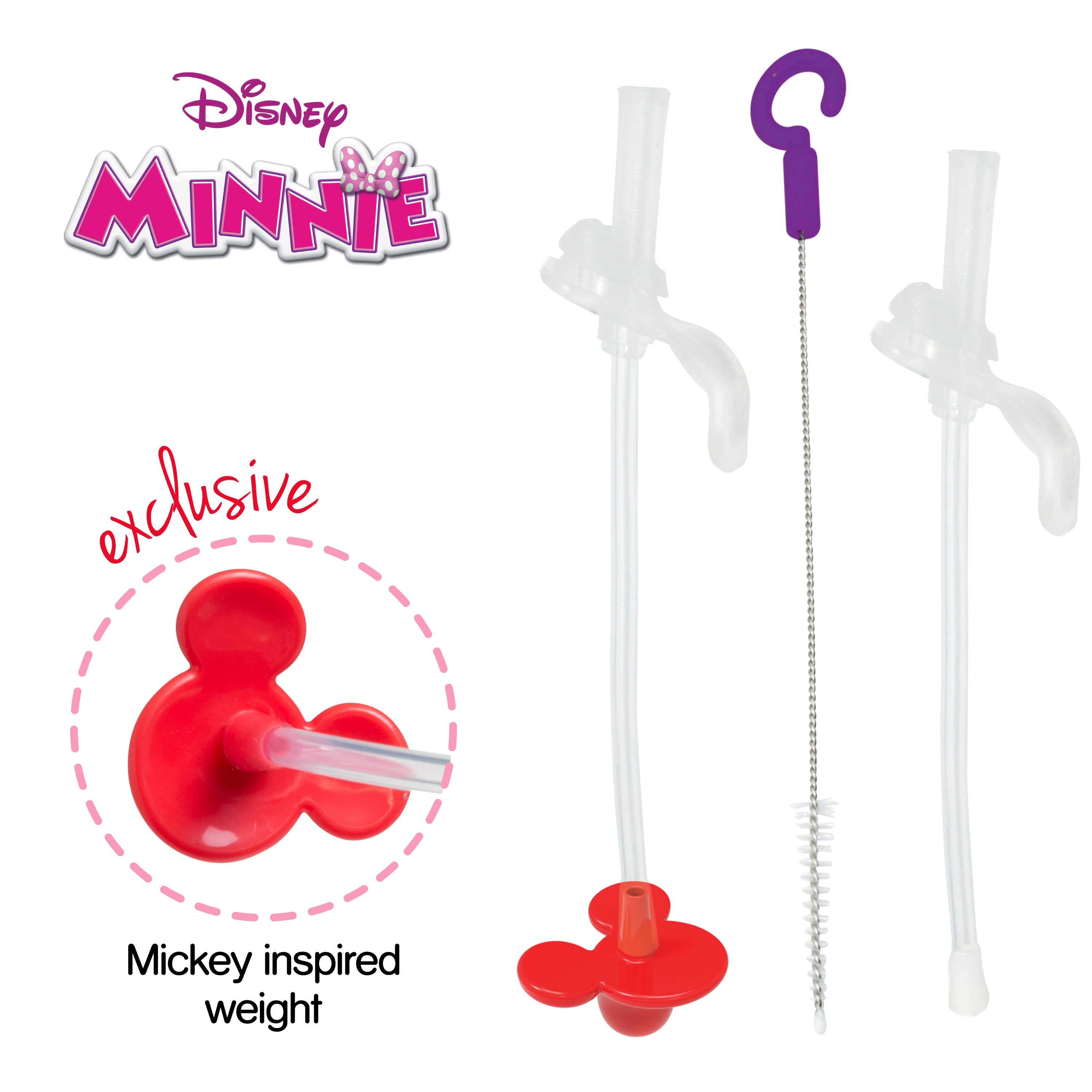 Disney Minnie Mouse - sippy cup replacement straw pack