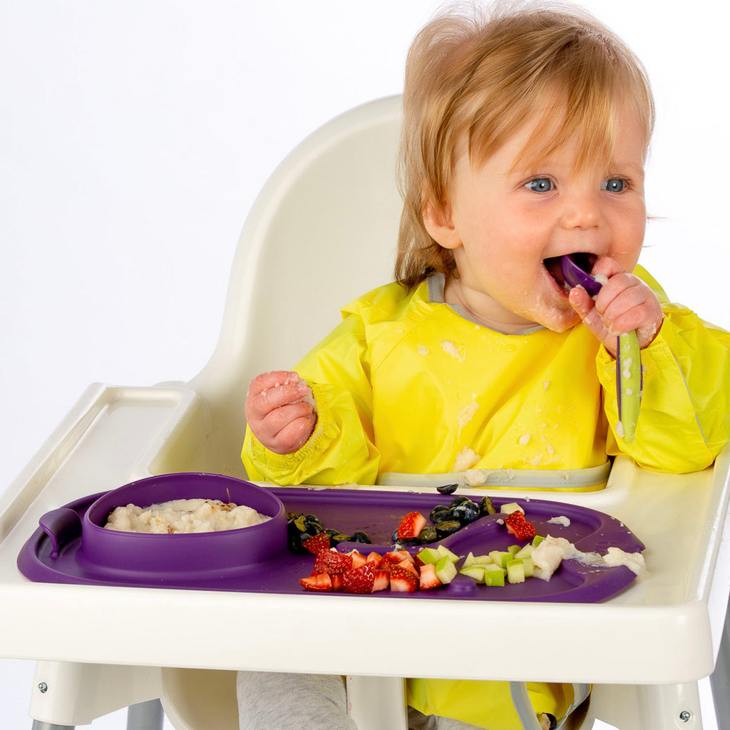 roll + go mealtime mat - lemon sherbet