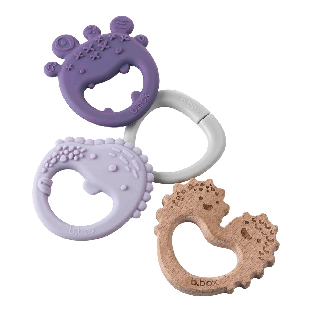 Trio Teether - Peony - b.box for kids