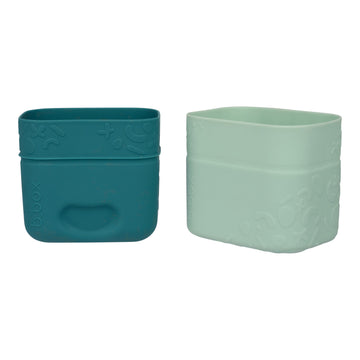 silicone snack cup - forest