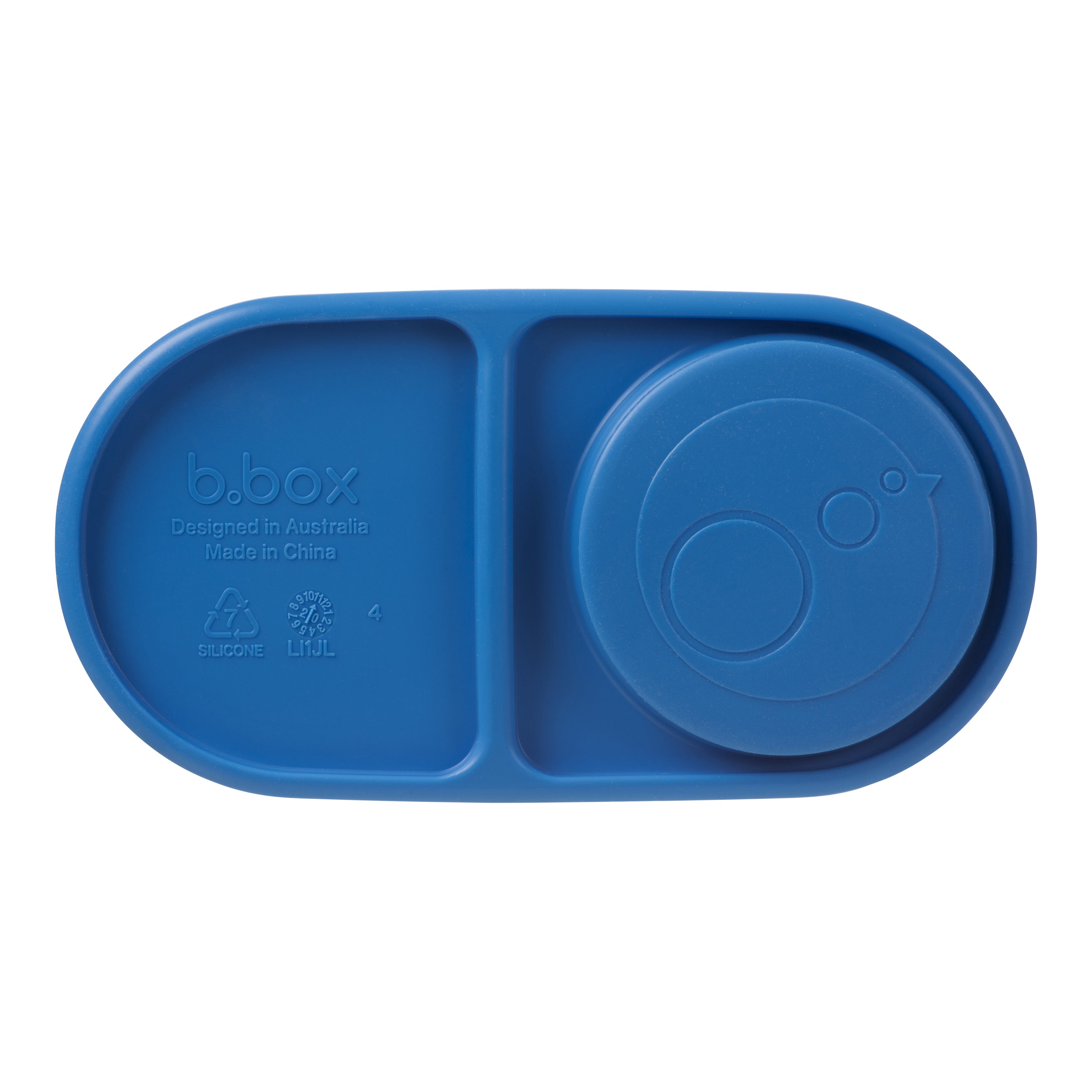 snackbox replacement silicone seal - bright blue (blue slate)