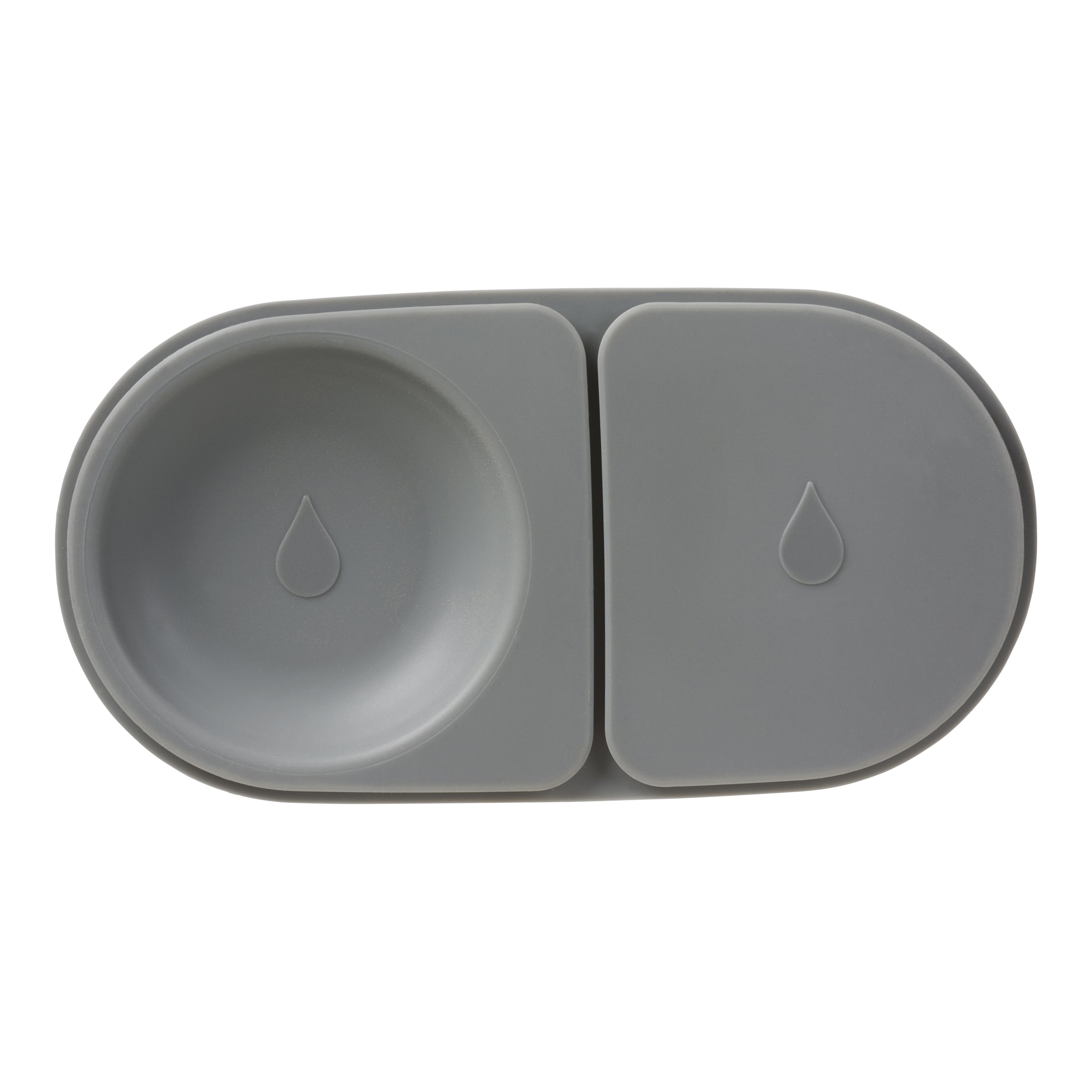 snackbox replacement silicone seal - storm grey (lemon sherbet)