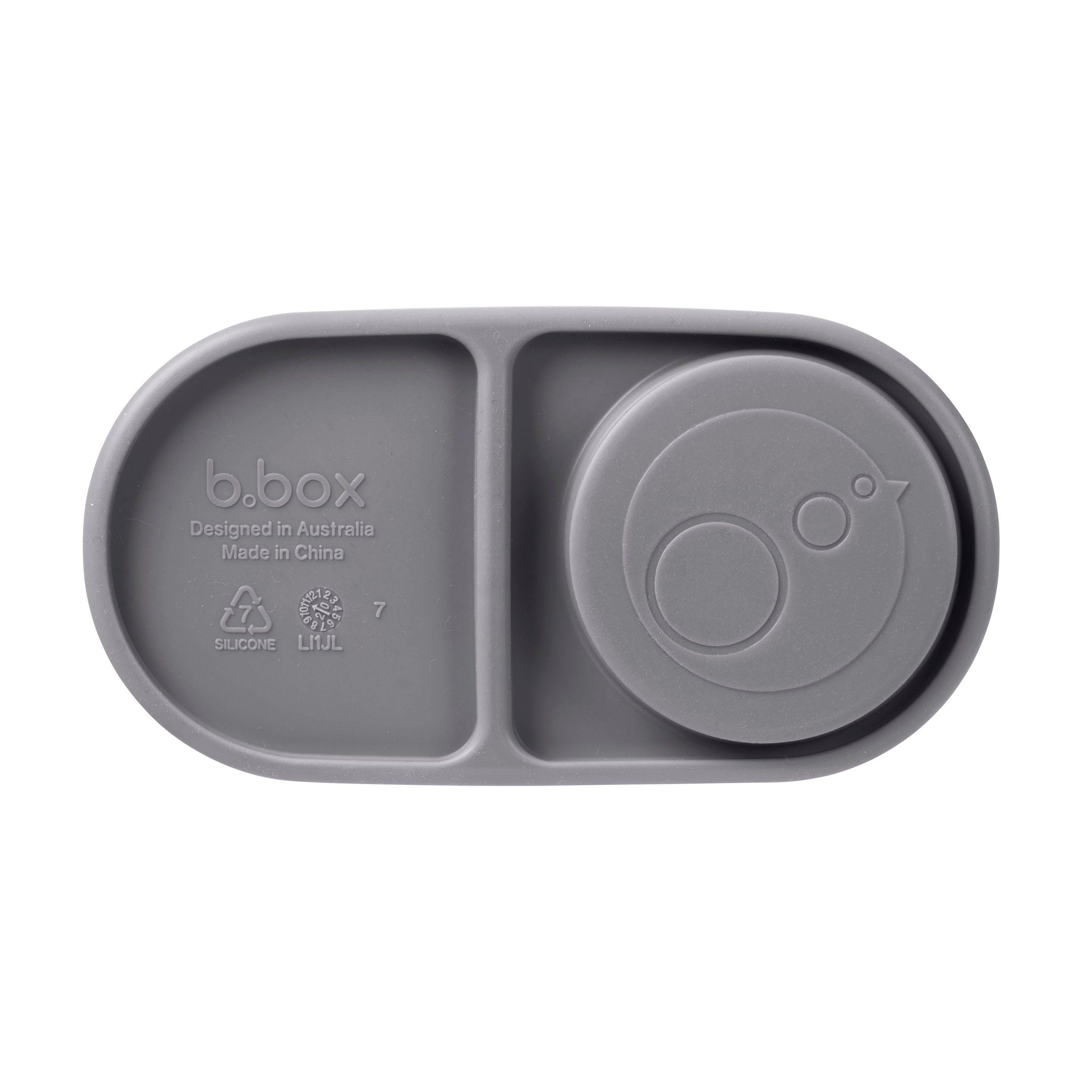 snackbox replacement silicone seal - light grey (graphite)
