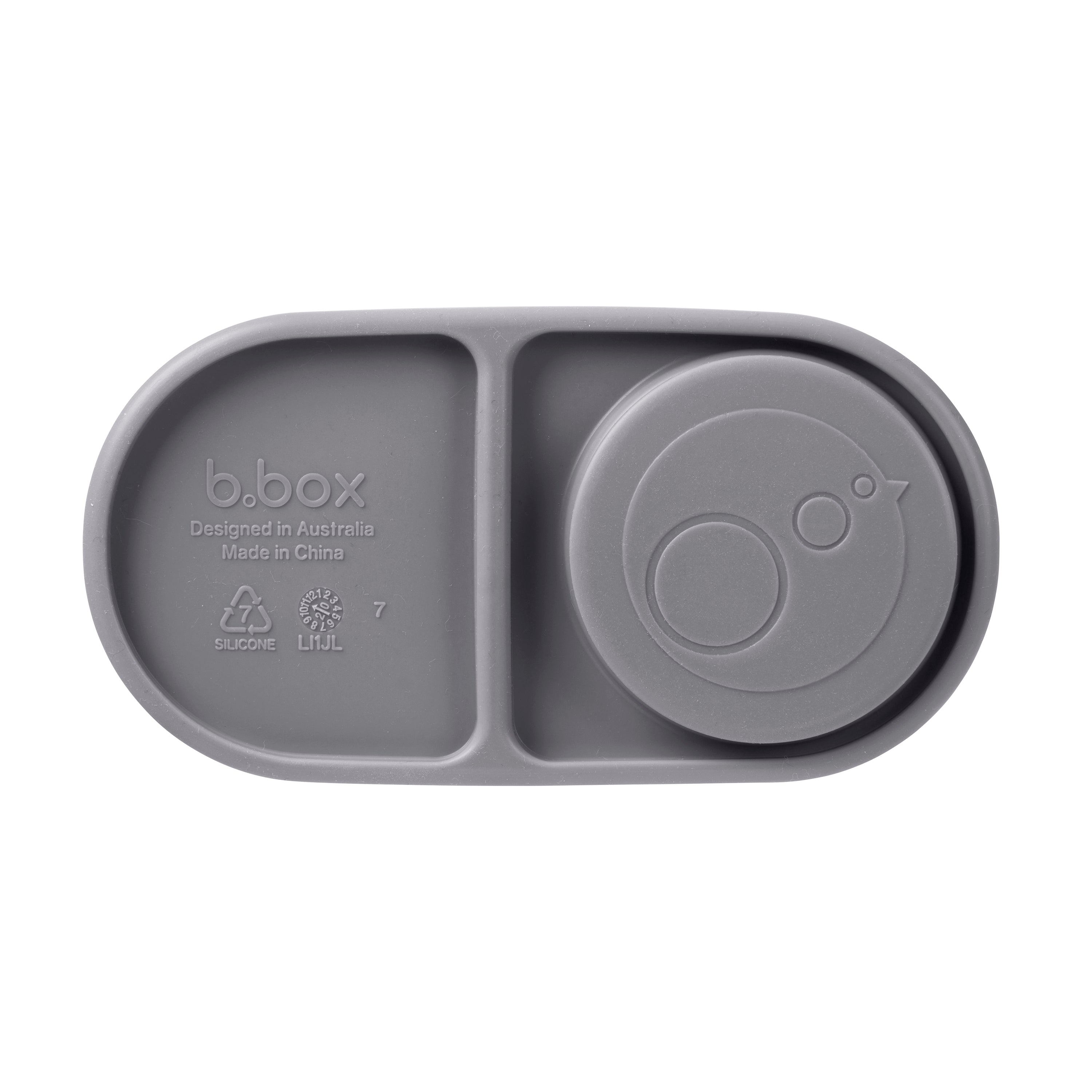 snackbox replacement silicone seal - light grey (graphite)