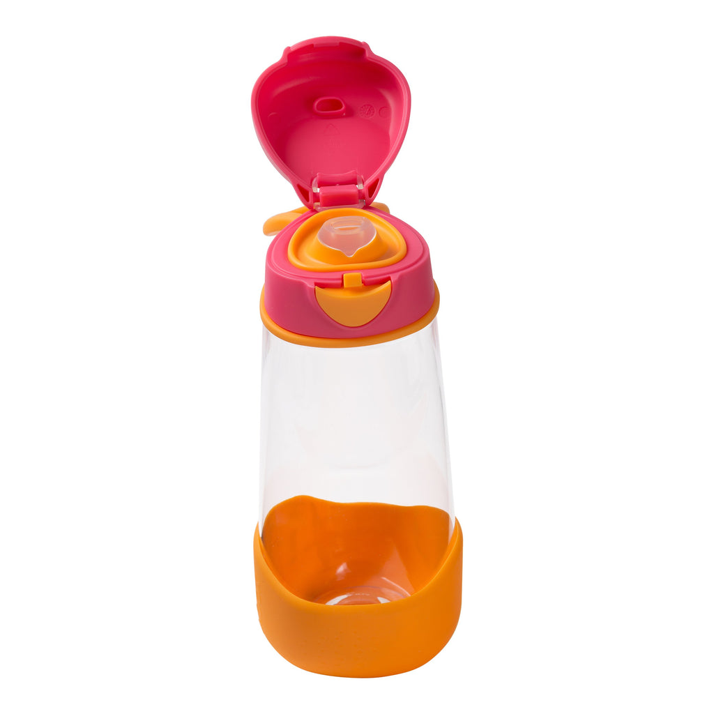 sport spout 600ml bottle - strawberry shake - b.box for kids