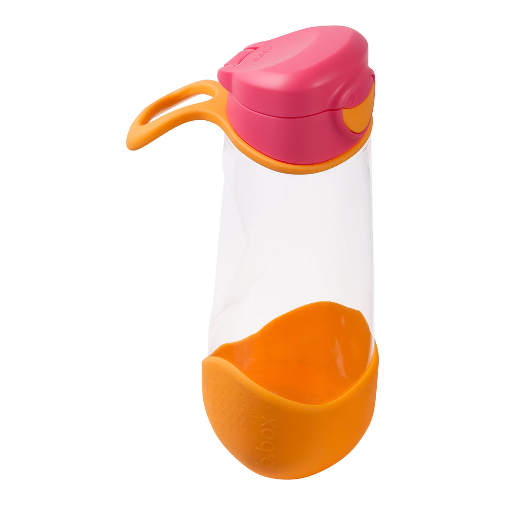 sport spout 600ml bottle - strawberry shake – b.box – b.box AU