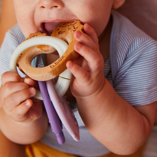 trio teether - lullaby blue