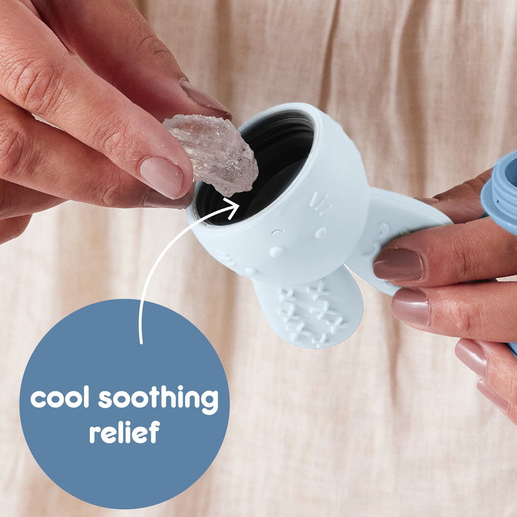 chill + fill teether - lullaby blue