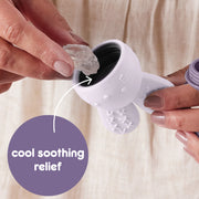 chill + fill teether - peony