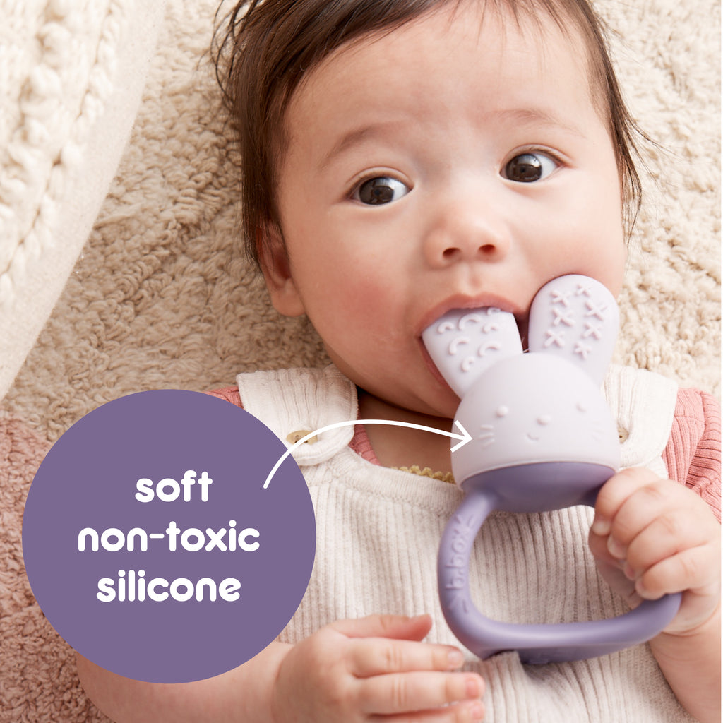 chill + fill teether - peony