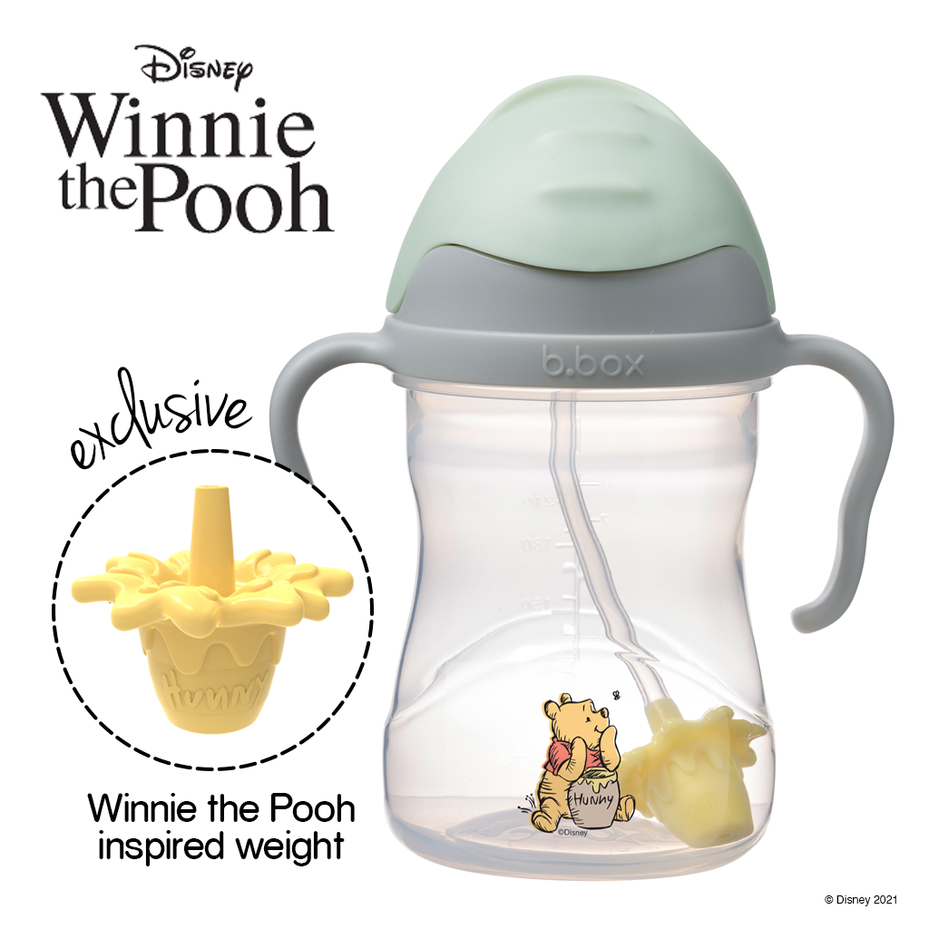 Disney Winnie The Pooh Sippy Cup 240ml for 6 months+ - b.box for kids