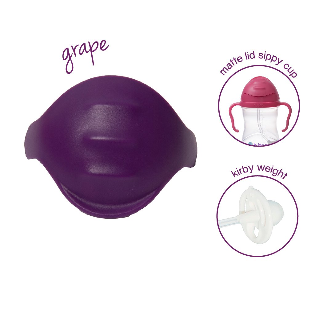 NEW sippy cup flip lids (available 10 colours) - grape - b.box for kids