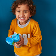 child with 500ml insulated drink bottle - ocean breeze - b.box for kids