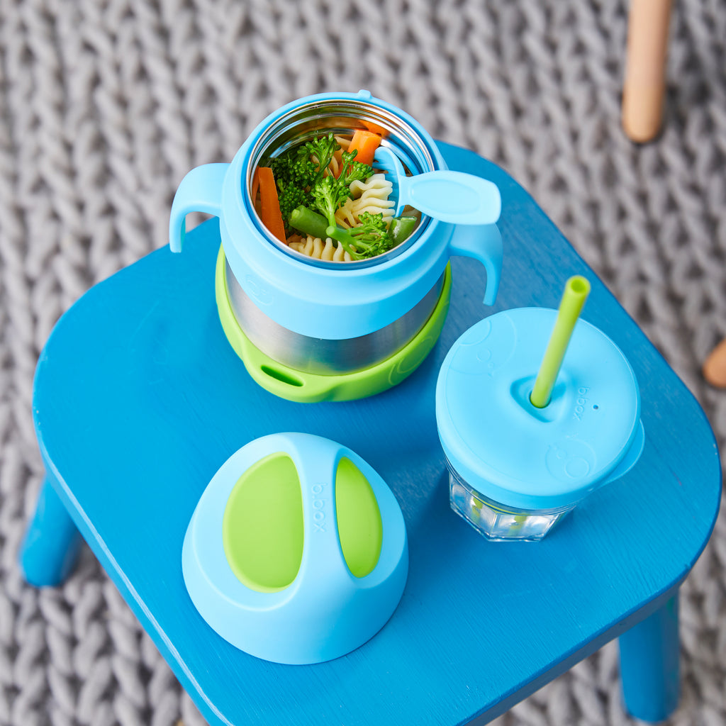 insulated food jar - emerald green - b.box for kids
