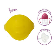 NEW sippy cup flip lids (available 10 colours) - lemon - b.box for kids