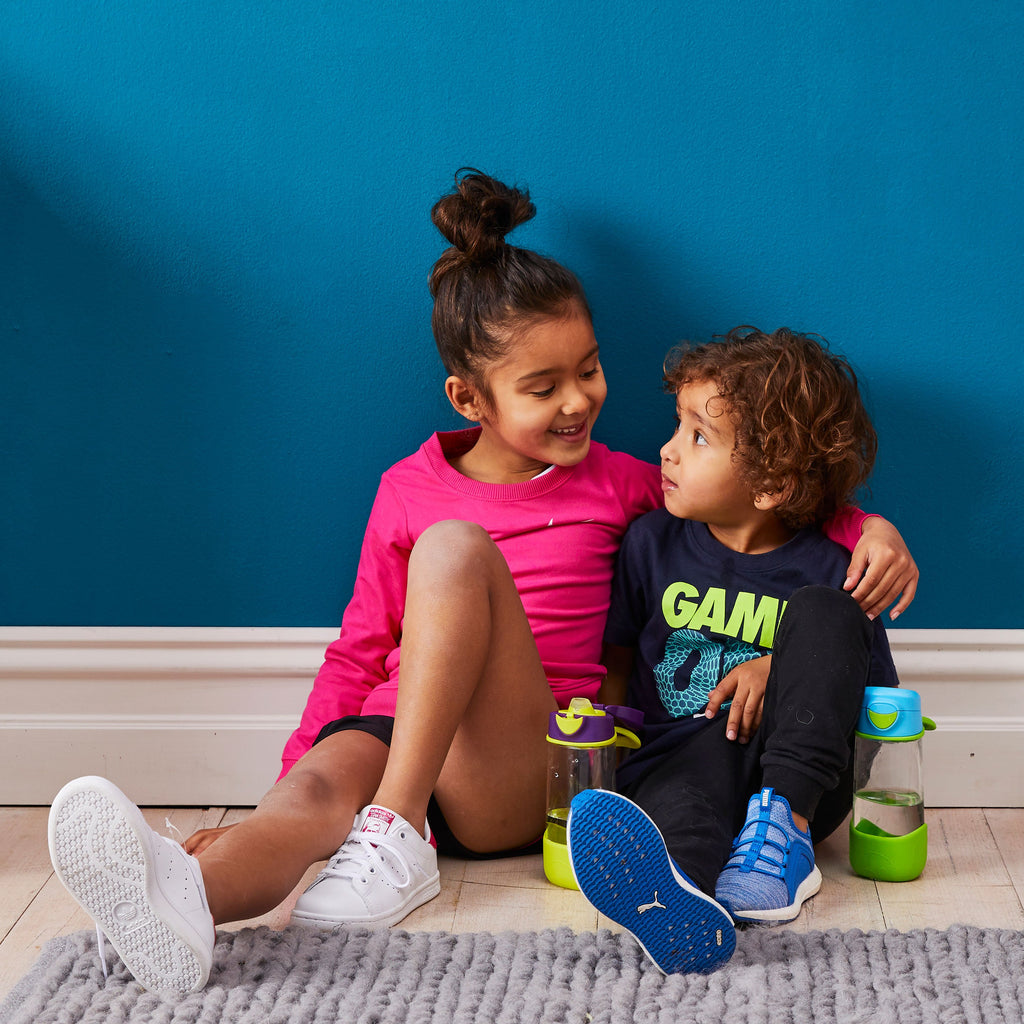 children with sport spout 450ml bottle - ocean breeze - b.box for kids