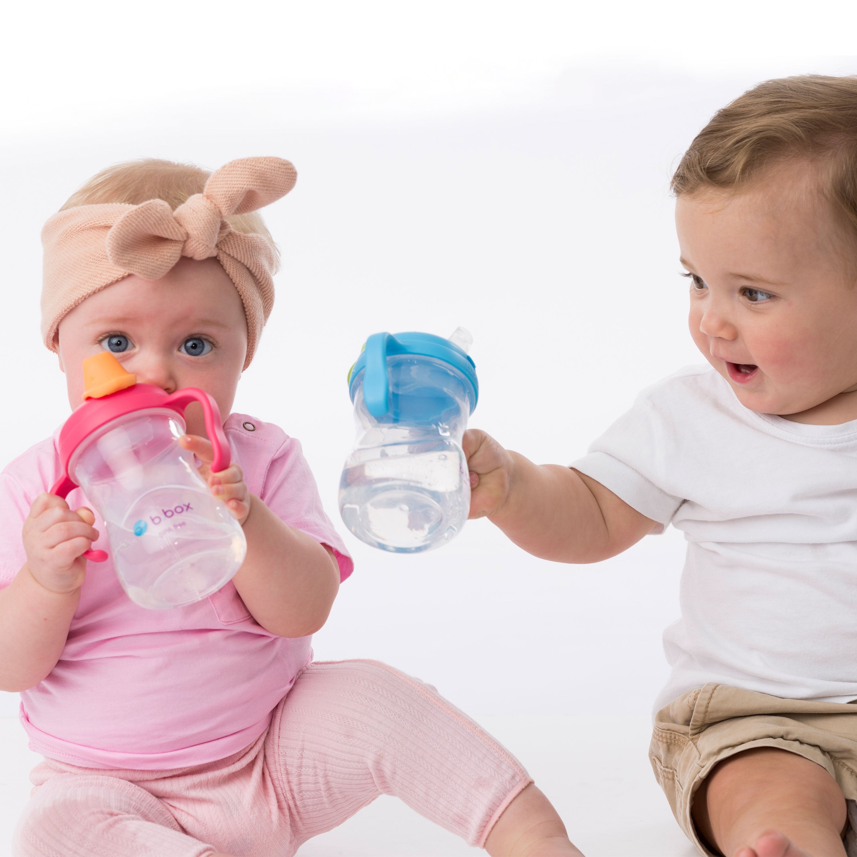 Spout hot sale bottle baby