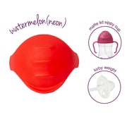 NEW sippy cup flip lids (available 10 colours) - watermelon (neon) - b.box for kids